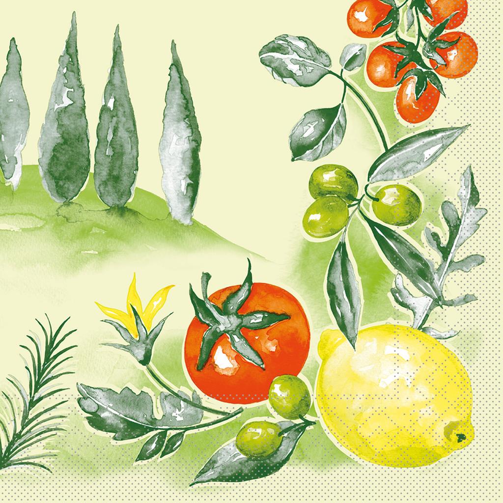 Tissue 3-lg Serviette Francesco 40 x 40 cm 1/4 Falz