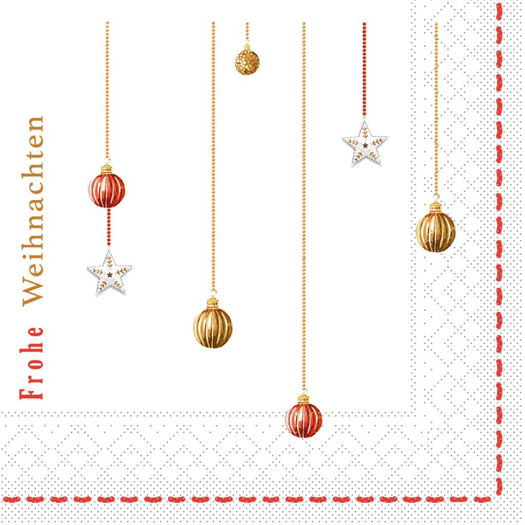 Tissue 3-lg Serviette  Janosch 33 x 33 cm 1/4 Falz