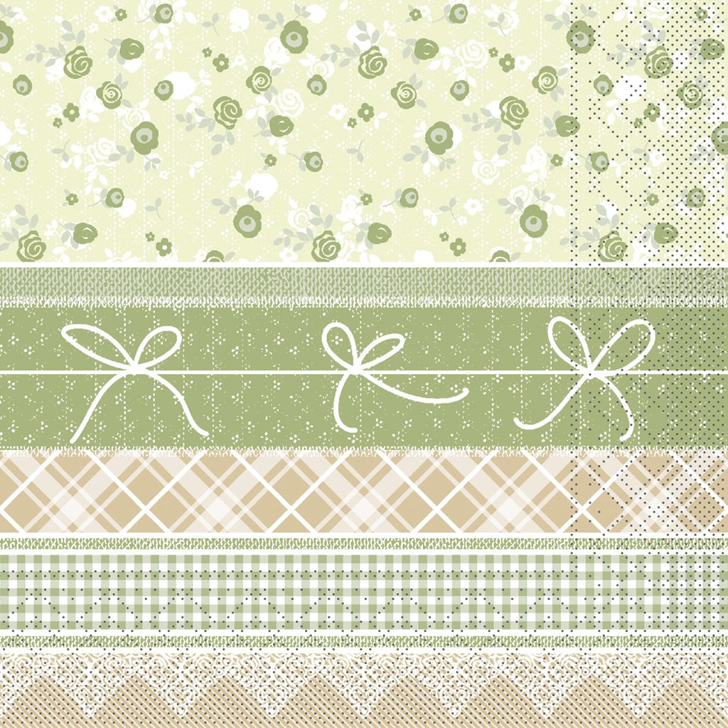 Linclass Serviette Hermine natur 33 x 33 cm 1/4 Falz