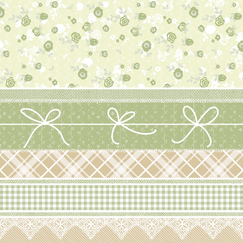 Linclass Serviette Hermine natur 40 x 40 cm 1/4 Falz