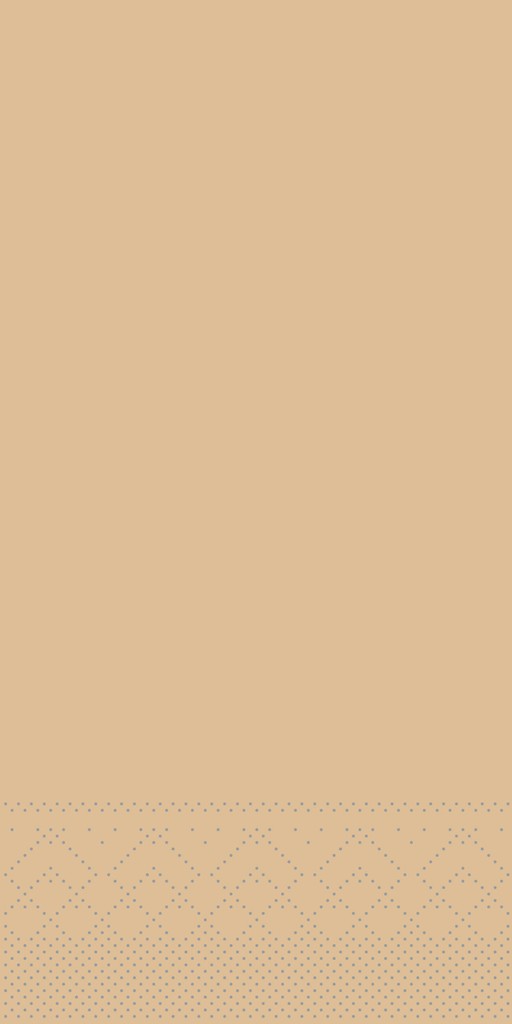Tissue Serviette Basic sand 33 x 33 cm 1/8 Falz 3-lg.