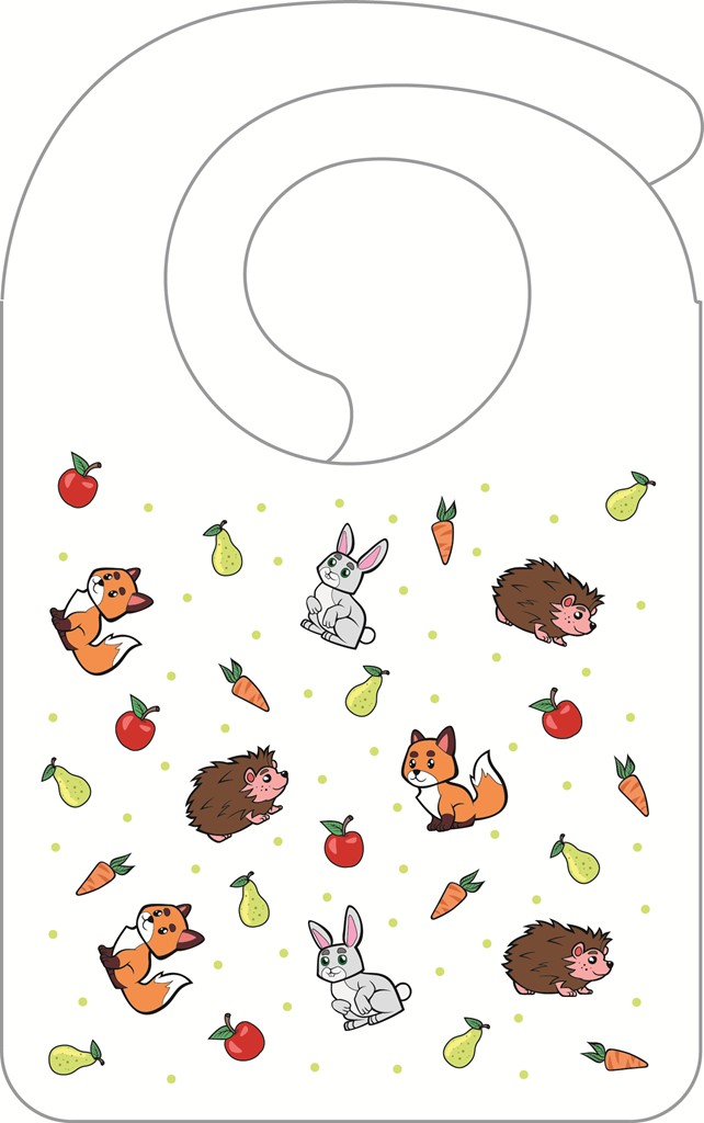 Linclass + PE Kinderlätzchen  Polly 20 x 32 cm