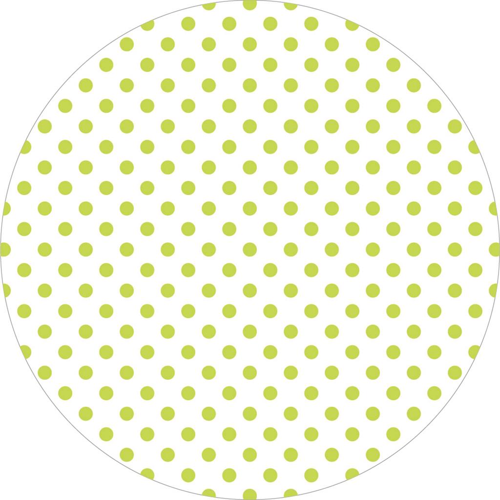 Tissue + PE Deckchen Antonia-Punkte  Lim 90 mm 4x250