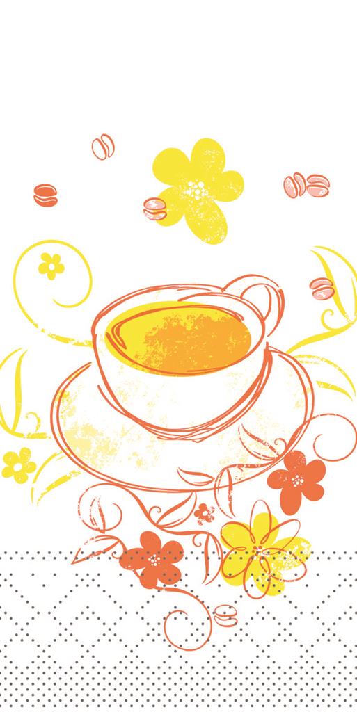 Tissue 3-lg Serviette Sunny 33 x 33 cm 1/8 Falz