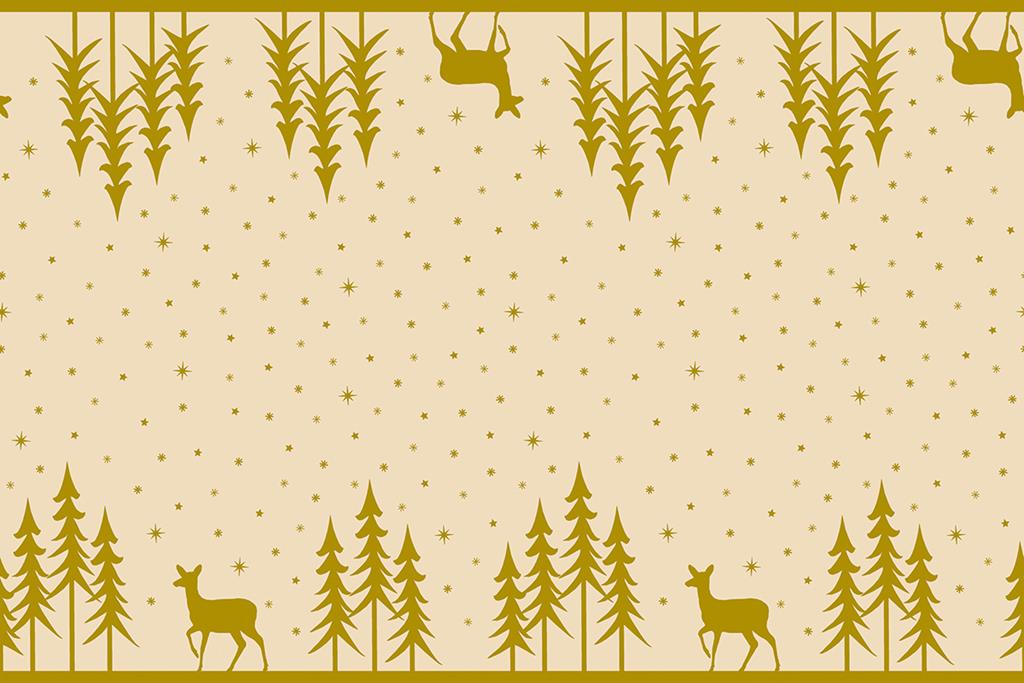 Linclass Tischläufer  Liane pebble stone 40 cm x 24 m