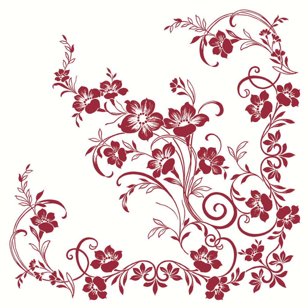 Linclass Serviette Katja 40 x 40 cm 1/4 Falz