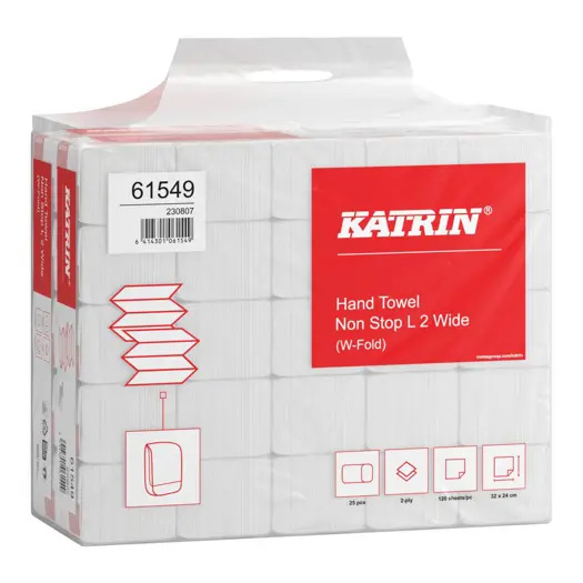 FHT-Katrin *Non-Stop L2* 24x32cm in hochweiss ; Interfold