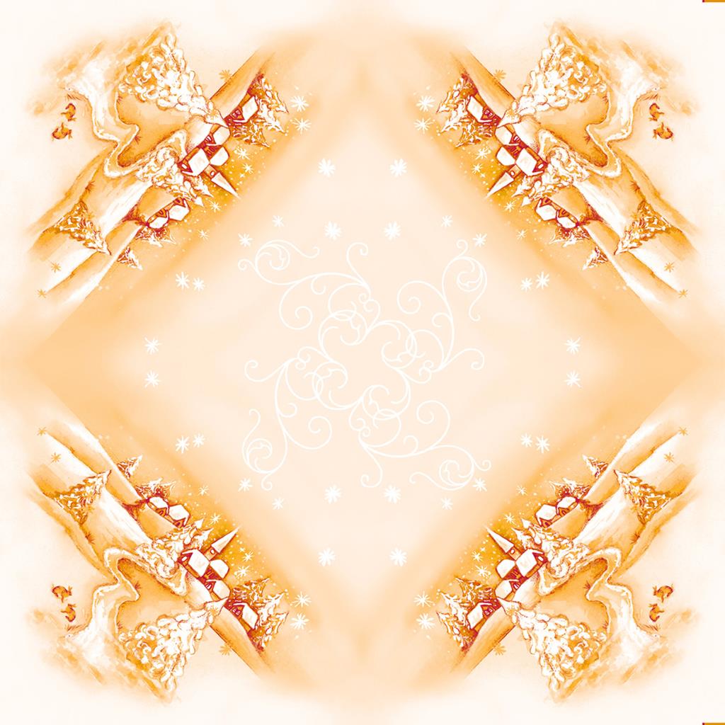 P.C. Tischdecke  Silence 80 x 80 cm 1/8-Falz