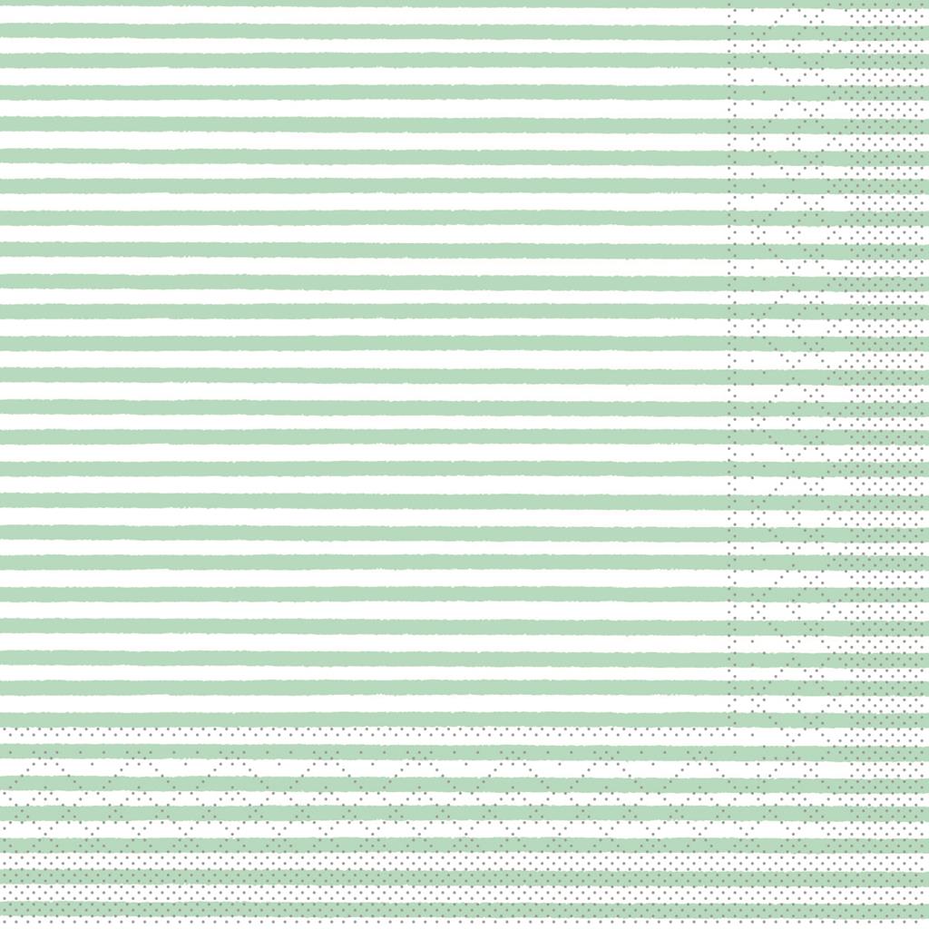 Tissue 3-lg Serviette Heiko mint 40 x 40 cm 1/4 Falz