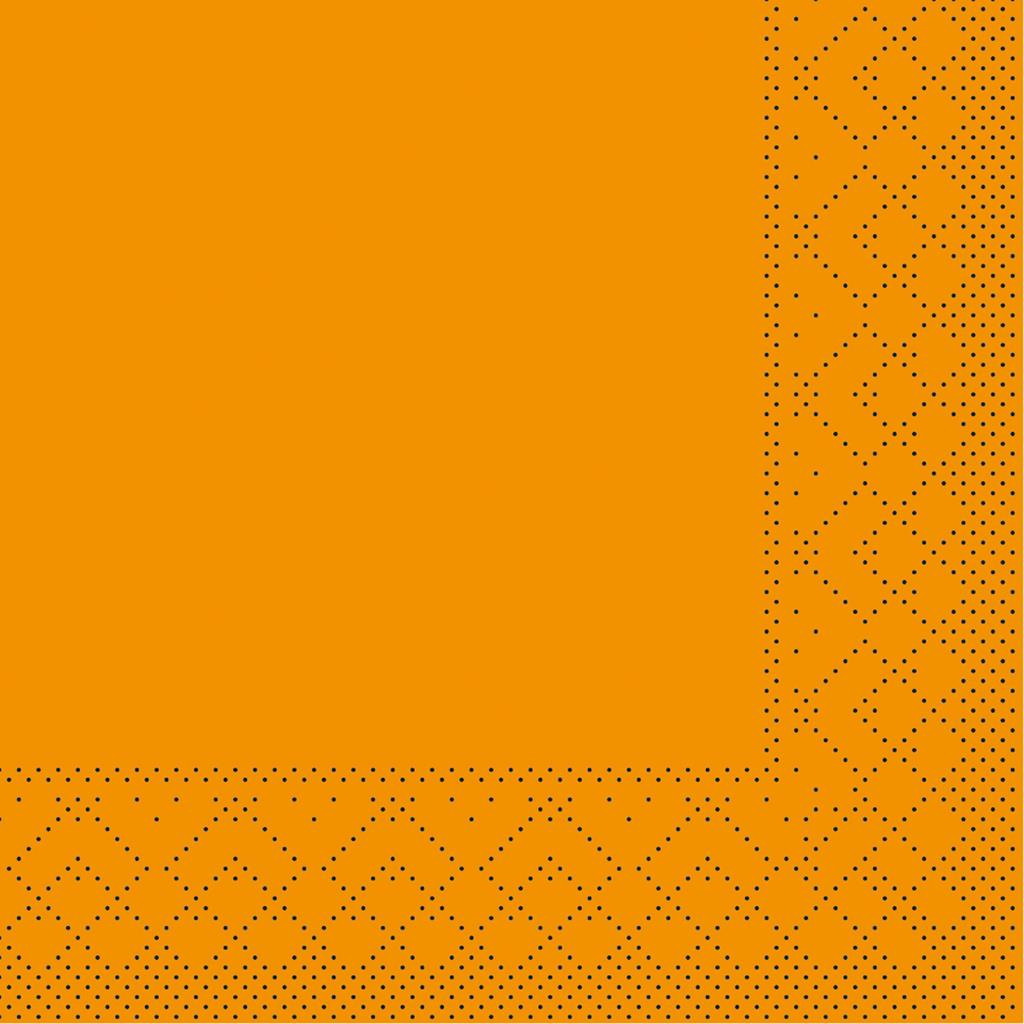 Tissue 3-lg Serviette Basic curry 24 x 24 cm 1/4 Falz