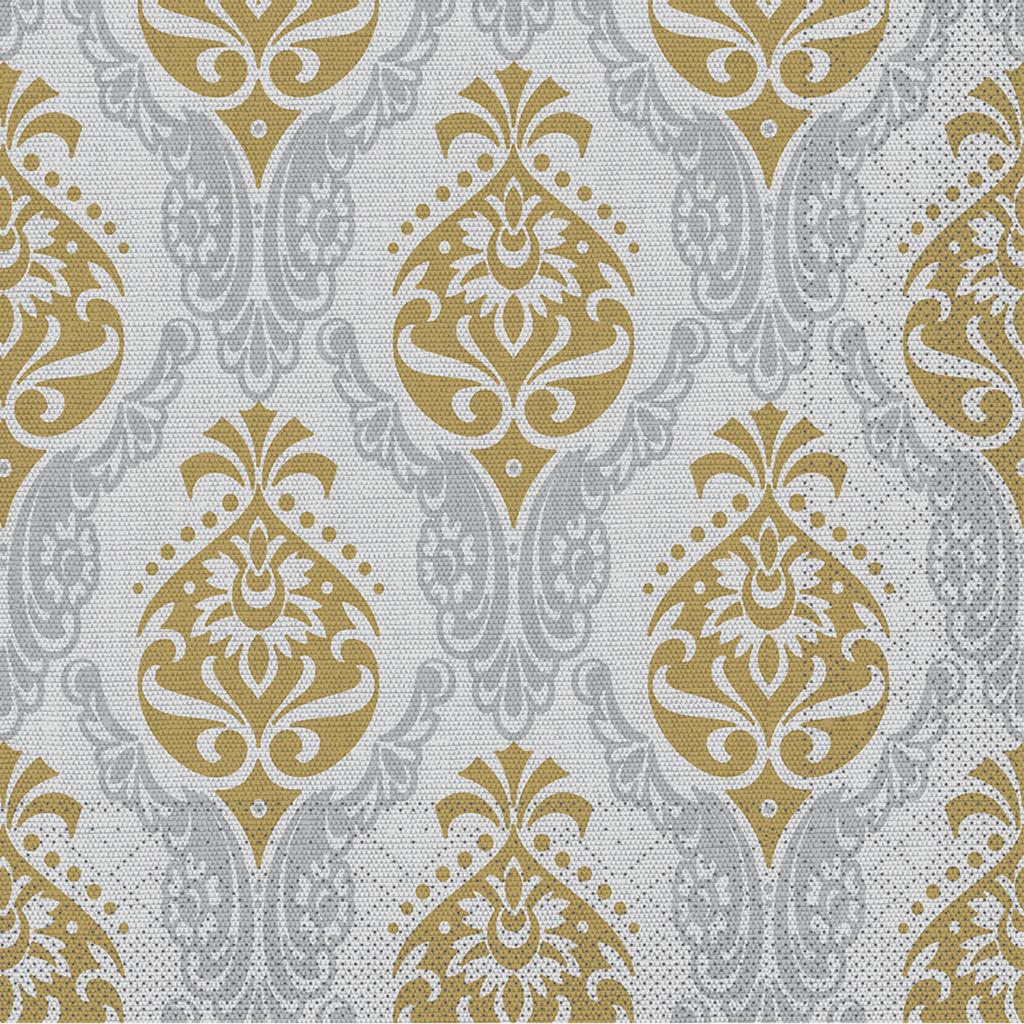 Tissue 3-lg Serviette Doris gold-silber 40 x 40 cm 1/4 Falz