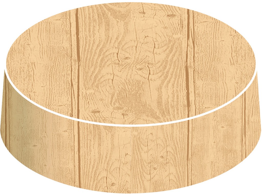 Karton Caps Holz  braun 86mm