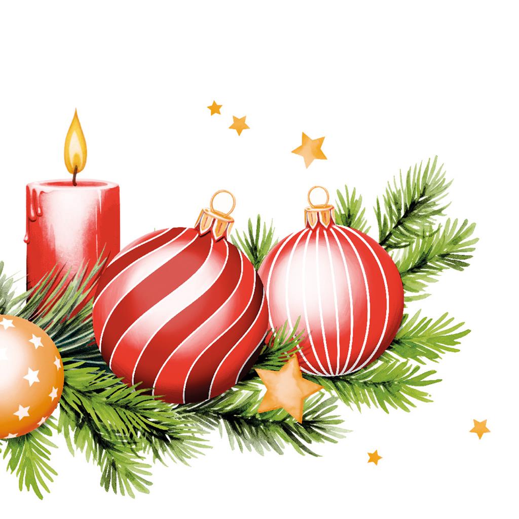 Linclass Serviette  Kerstin weiss 40 x 40 cm 1/4 Falz