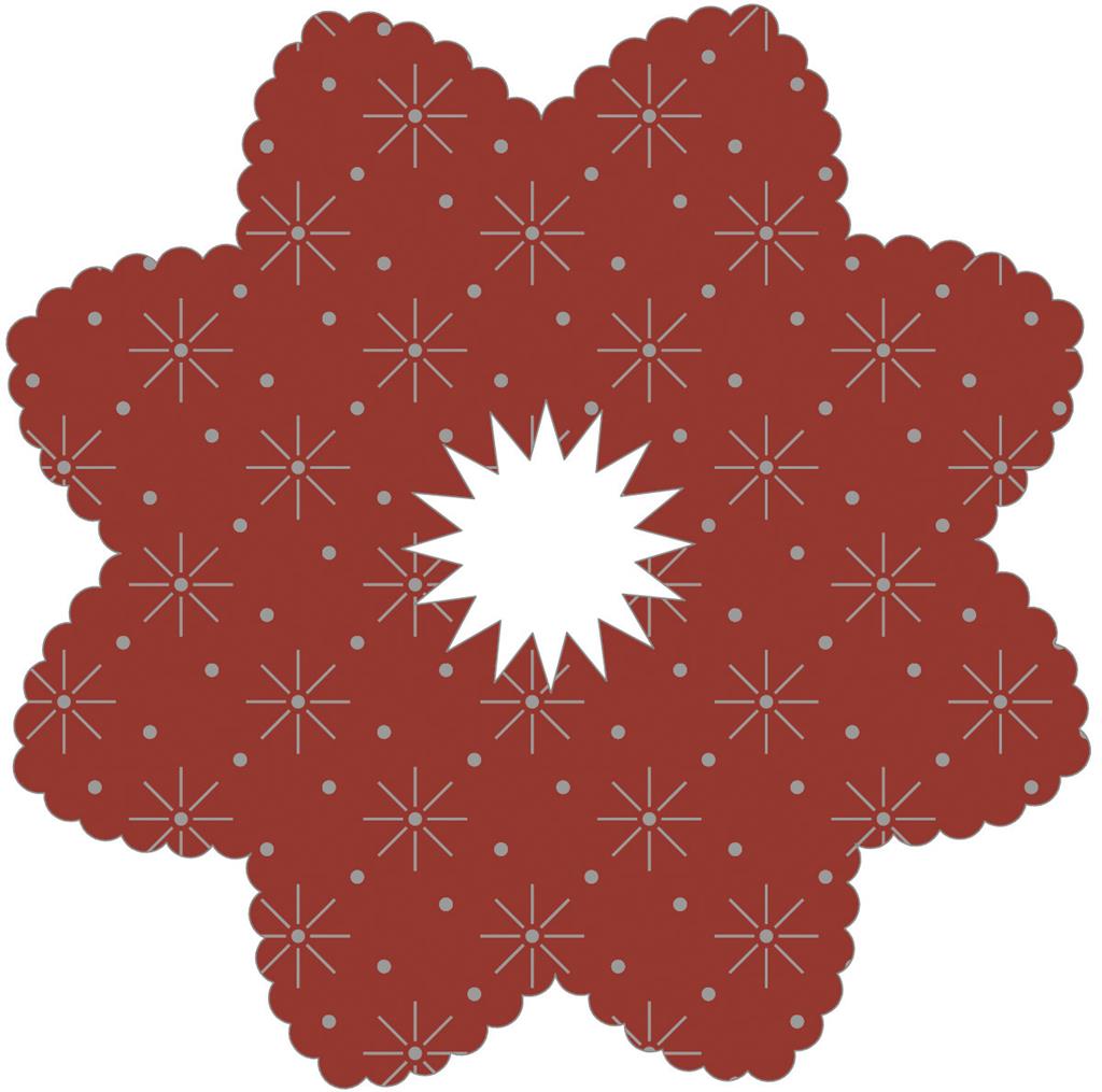 Tissue 9-lg Tropfenringe Basic bordeaux 100 mm 12x250