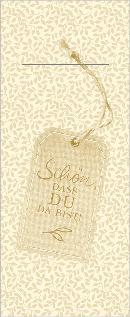 Linclass-Prof. Pocket-Nap. Etikett Stoff 40 x 33 cm 1/8 Falz