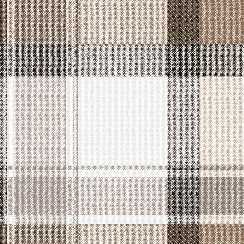 Linclass Serviette Marc braun-schwarz 40 x 40 cm 1/4 Falz