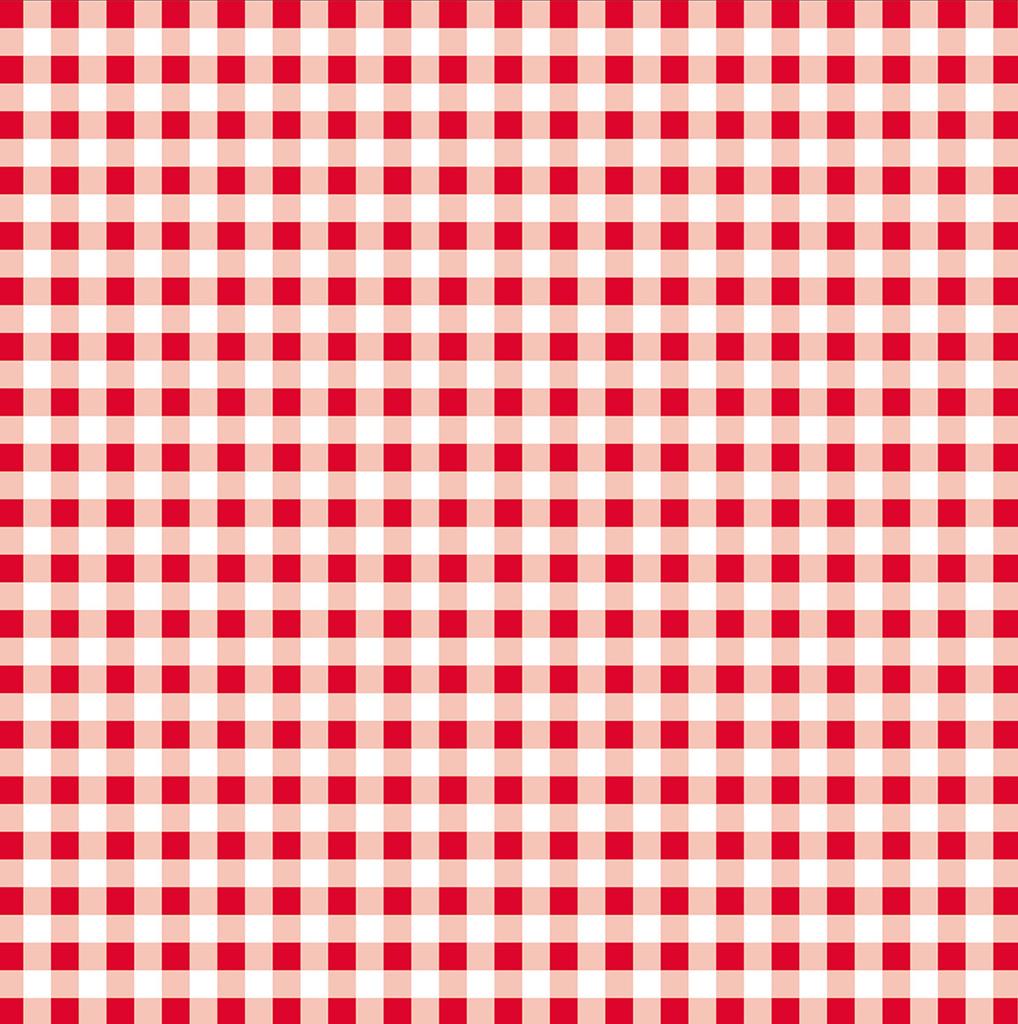 Linclass Tischdecke Karo 80 x 80 cm 1/8-Falz