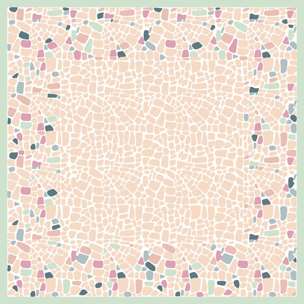 Mitteldecken Dunicel Ocean Pebbels, 84 x 84cm