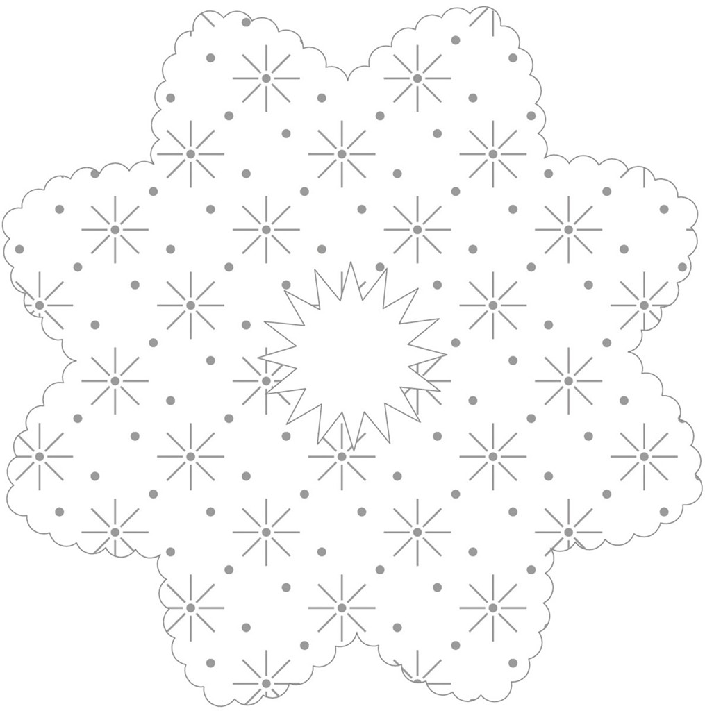 Tissue 9-lg. Tropfenringe  Basic weiss 100 mm