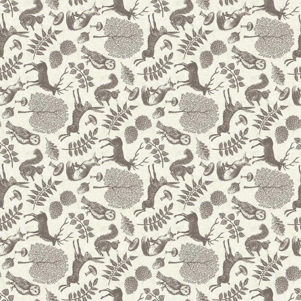 Linclass Tischdecke Forest oliv 80 x 80 cm 1/8-Falz