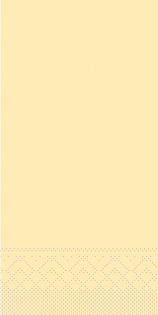 Tissue Serviette Basic creme 40 x 40 cm 1/8 Falz 3-lg.