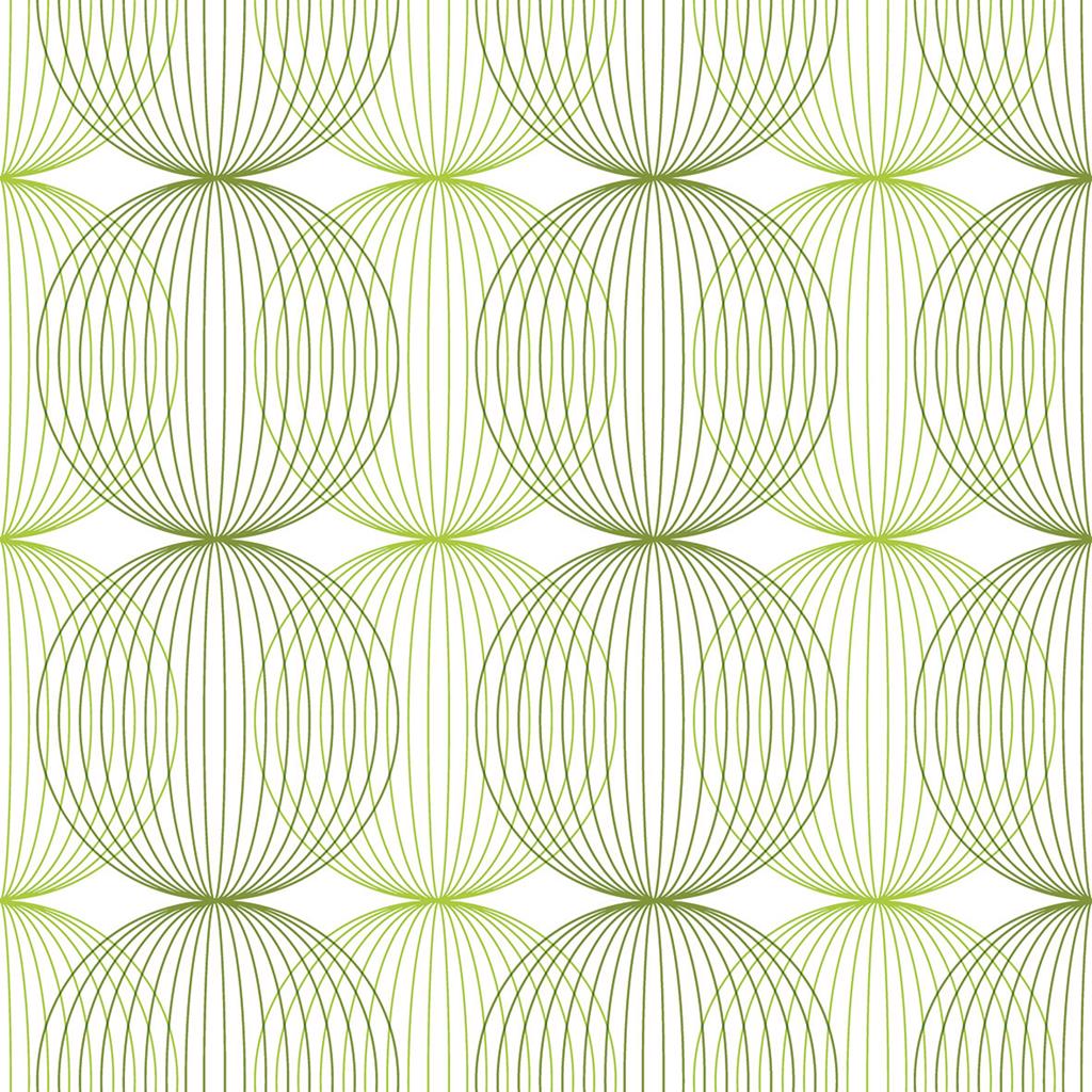Linclass Serviette Ludo lime-oliv 40 x 40 cm 1/4 Falz