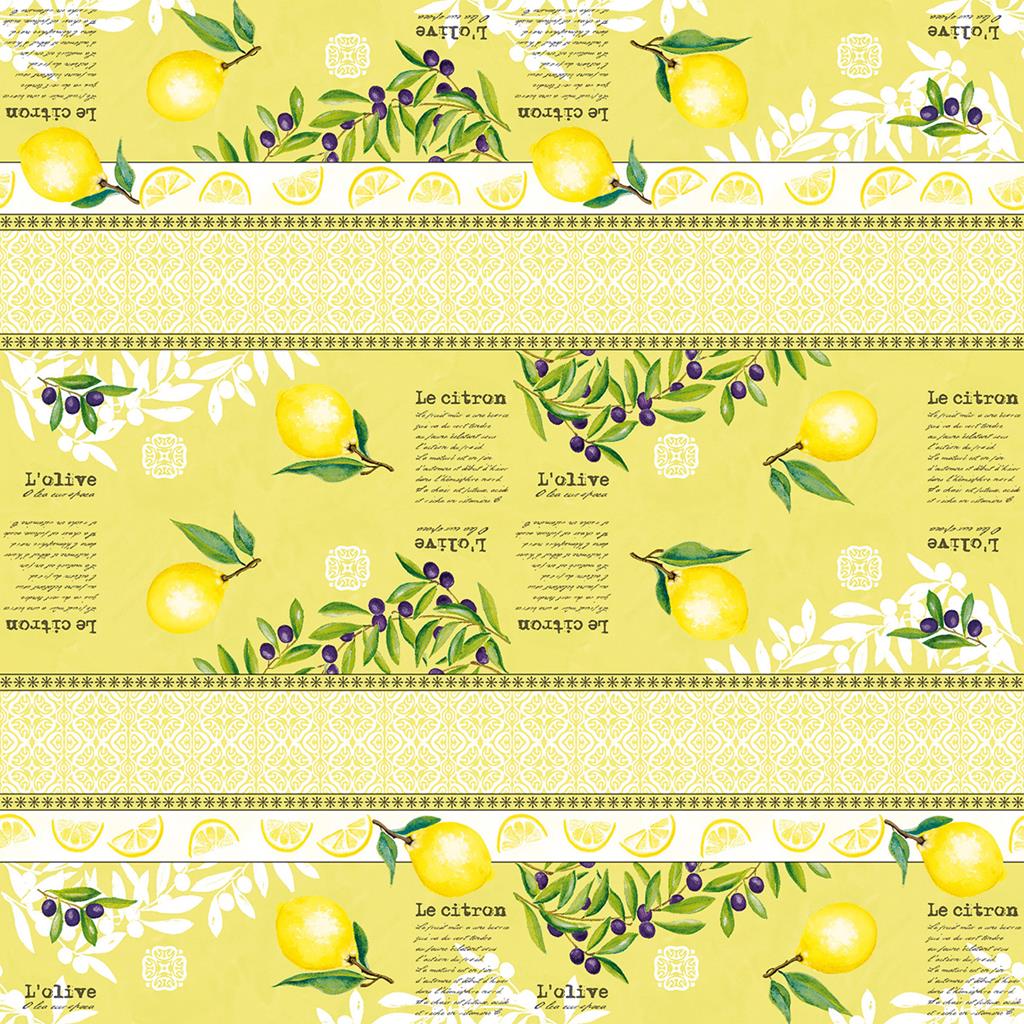 Linclass Tischdecke Jona 80 x 80 cm 1/8-Falz