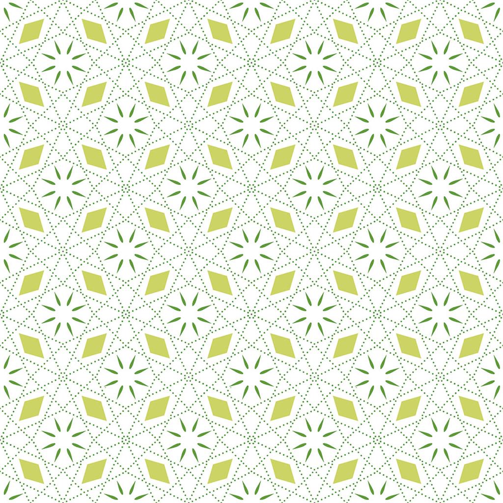 Linclass Serviette Mia grün 40 x 40 cm 1/4 Falz