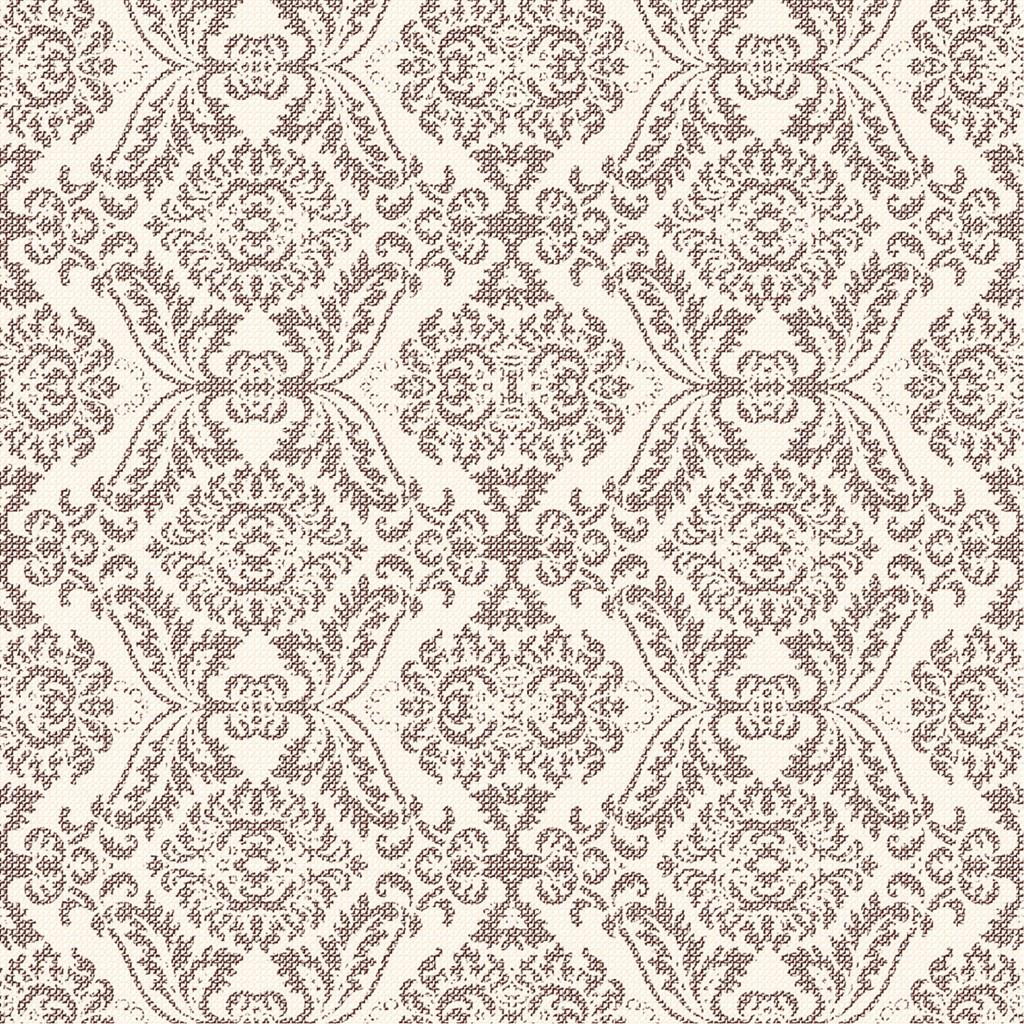 Linclass Serviette Kiyan braun 40 x 40 cm 1/4 Falz