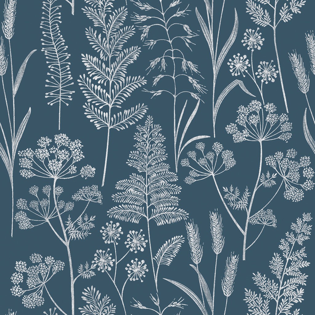 Linclass Serviette Benjamin blaugrau 40 x 40 cm 1/4 Falz