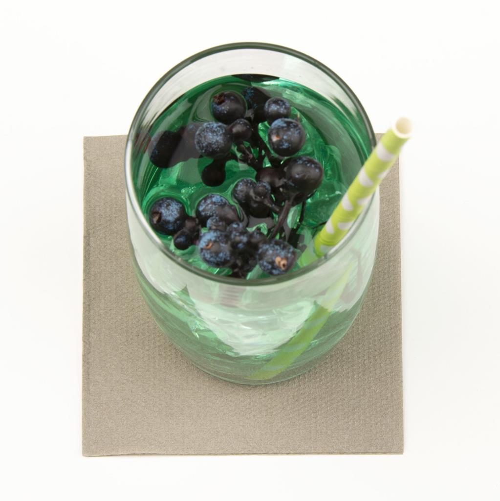 Softpoint Serviette Basic beige grey 20 x 20 cm 1/4 Falz