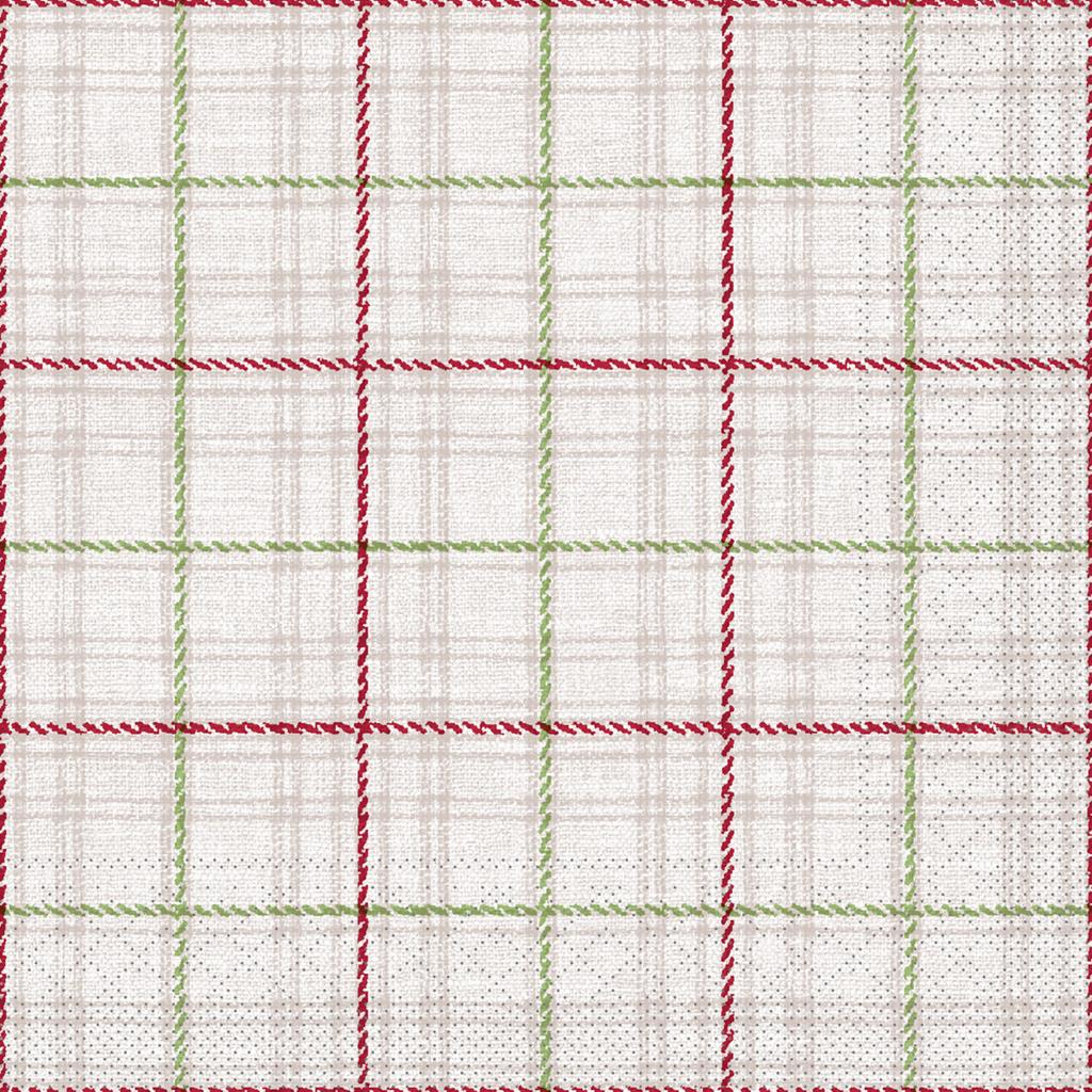 Tissue 3-lg Serviette Bente 33 x 33 cm 1/4 Falz