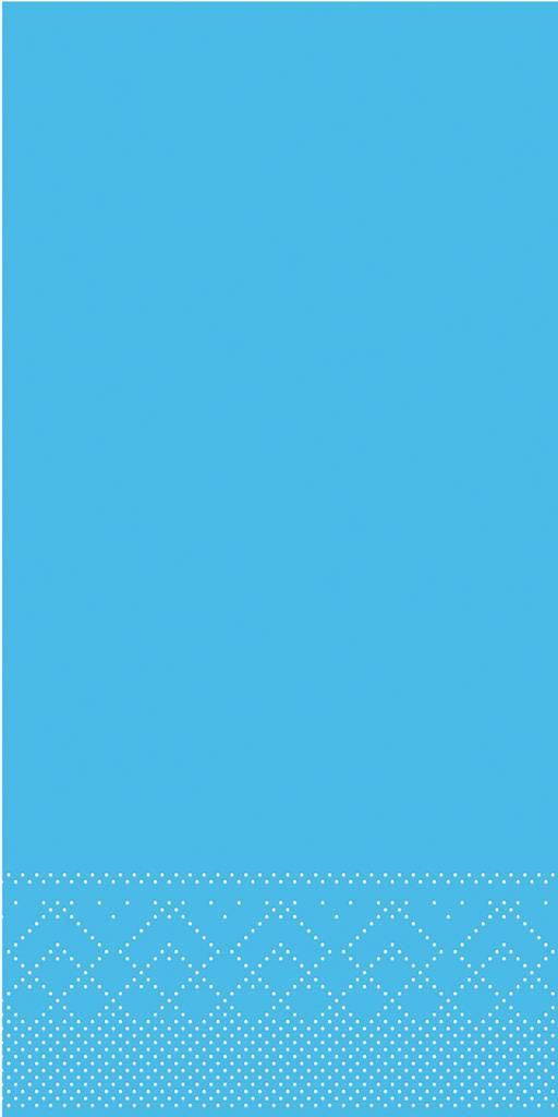 Tissue 3-lg Serviette Basic aquablau 33 x 33 cm 1/8 Falz