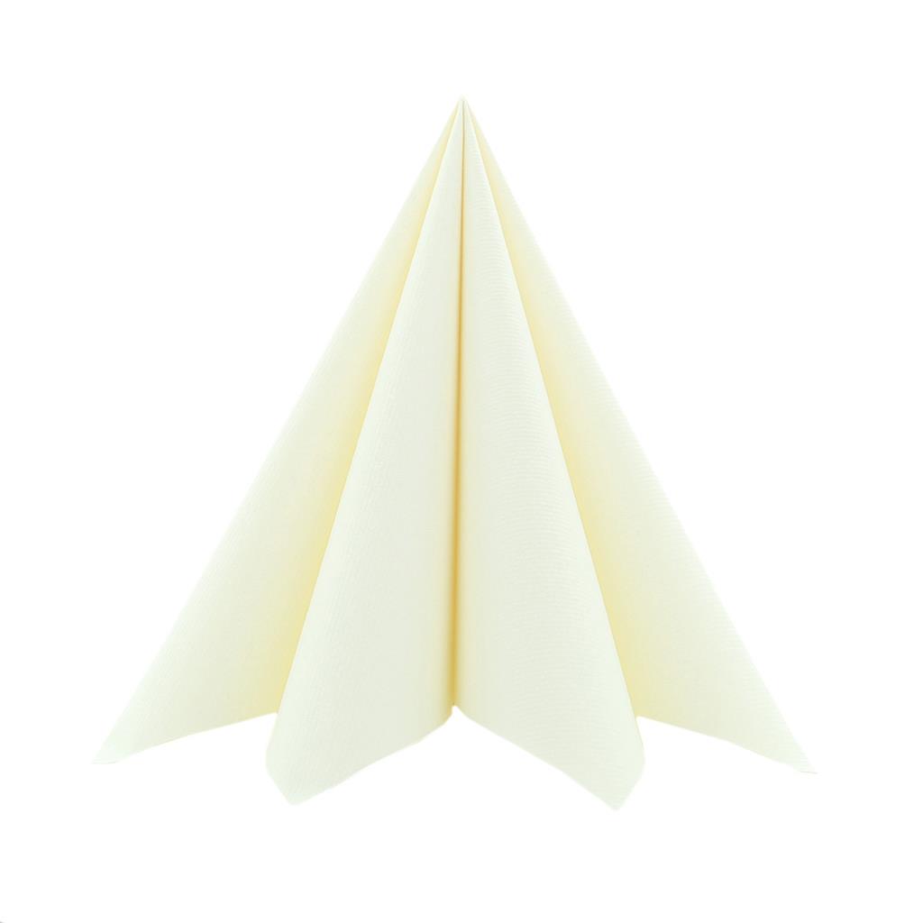 Linclass Serviette Basic champagner 40 x 40 cm 1/4 Falz