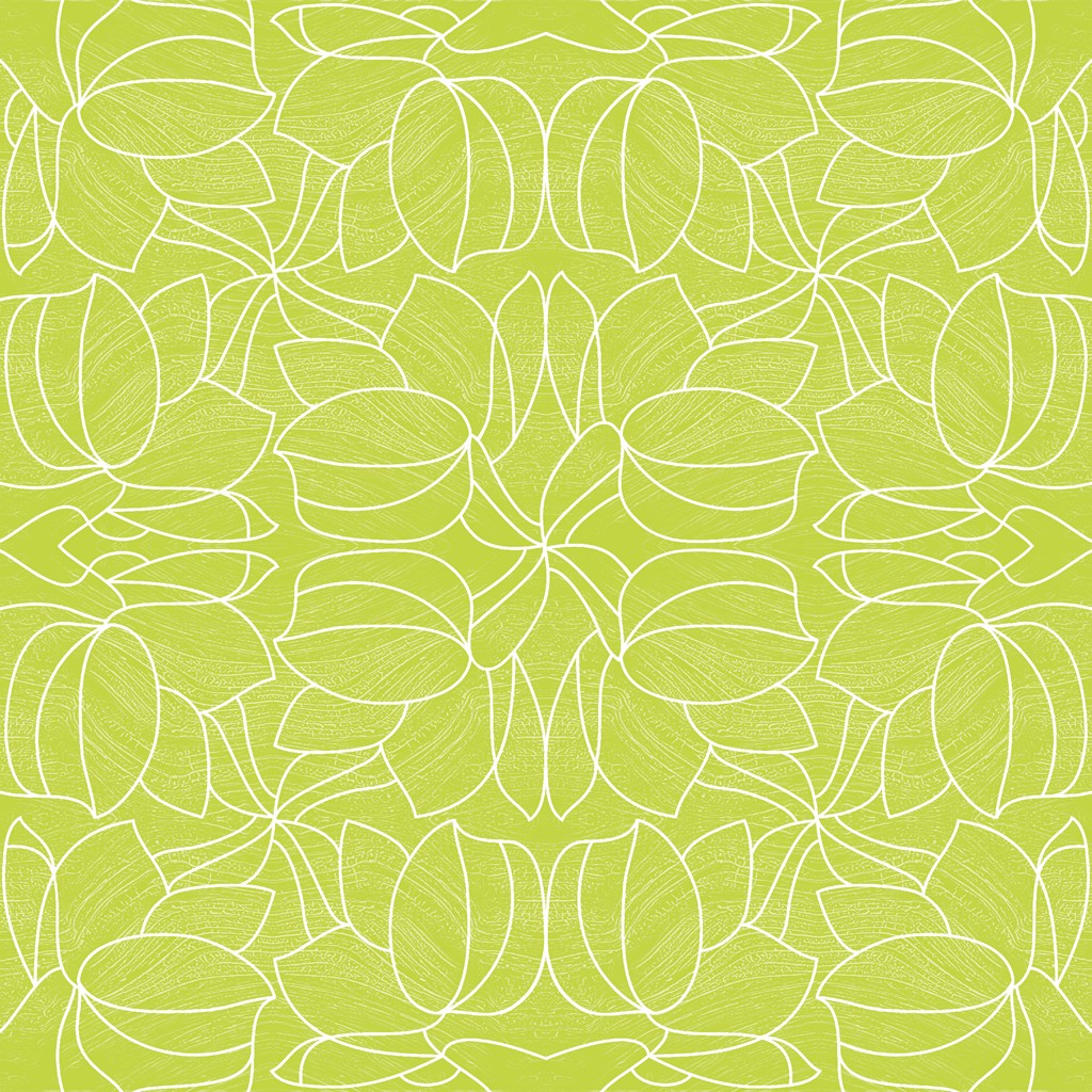 Linclass Tischdecke Hugo hellgrün 80 x 80 cm 1/8-Falz