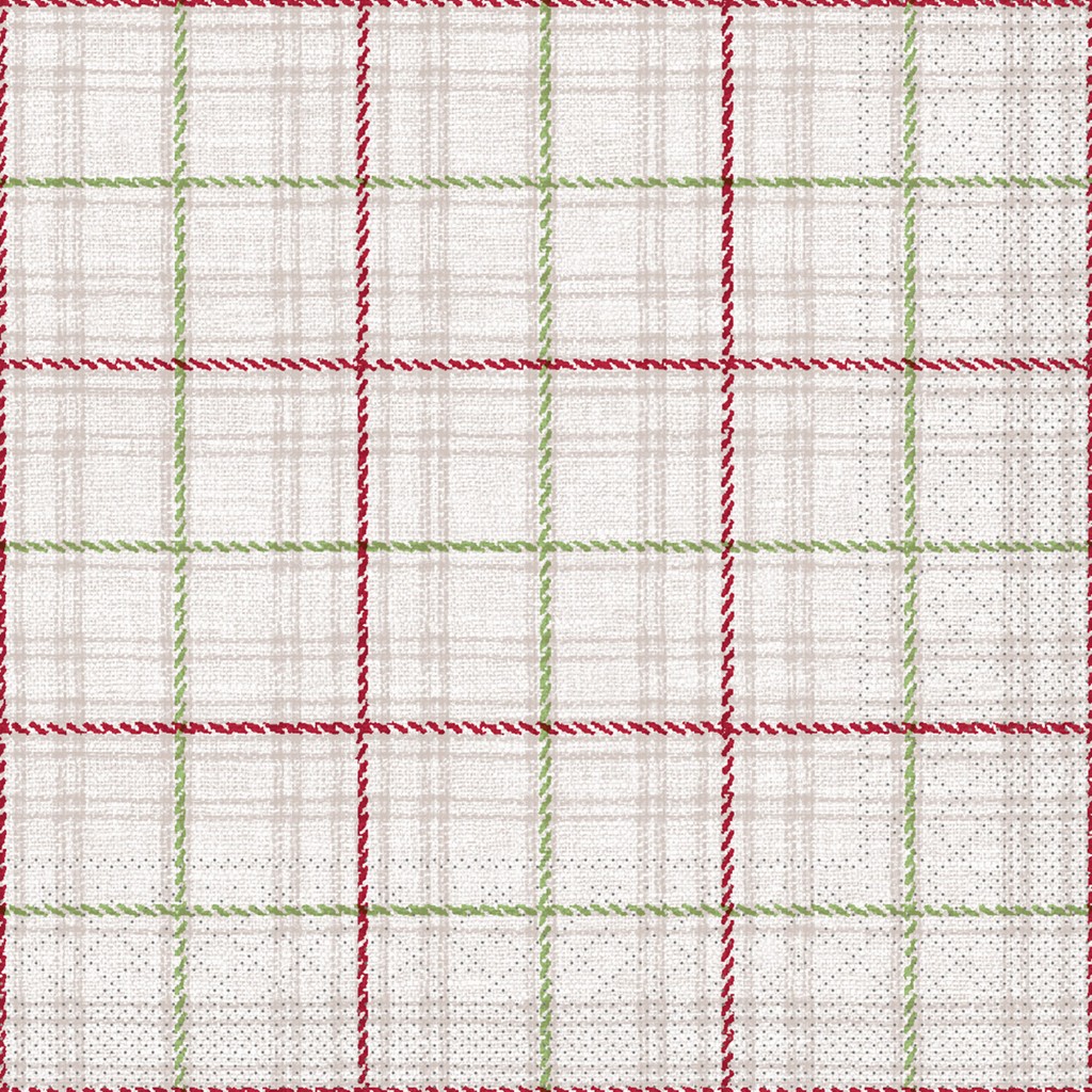 Tissue 3-lg. Serviette Bente 33 x 33 cm 1/4 Falz