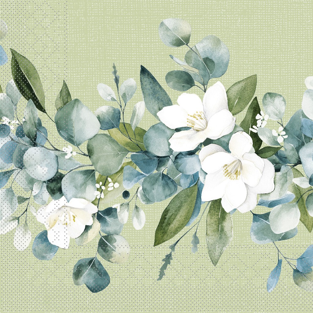 Tissue Serviette Maxime 33 x 33 cm 1/4 Falz 3-lg.