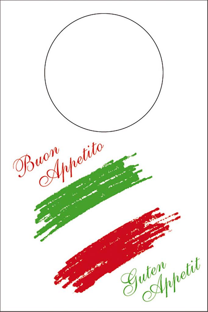 Vlies Jumbolätzchen Italia 60 x 42 cm