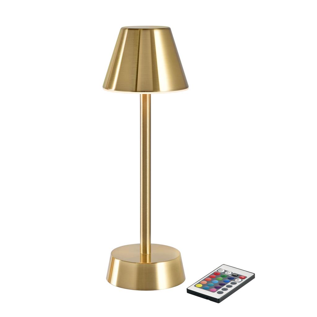 Duni Led Lampe Zelda, brass Zelda, 33 cm x Ø 10,9 cm, brass