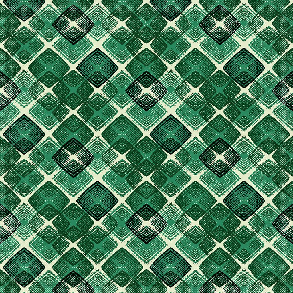 Tissue 3-lg Serviette Logan grün 40 x 40 cm 1/4 Falz