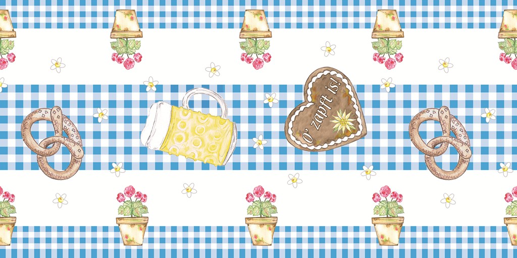 Linclass Tischläufer Bayern 40 cm x 24 m