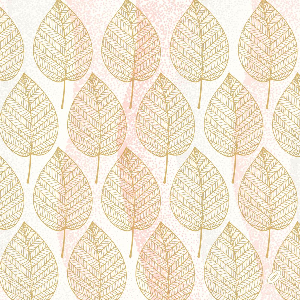 Bio-Dunisoft-Servietten Aspen 40 x 40 cm,  1/4 Falz