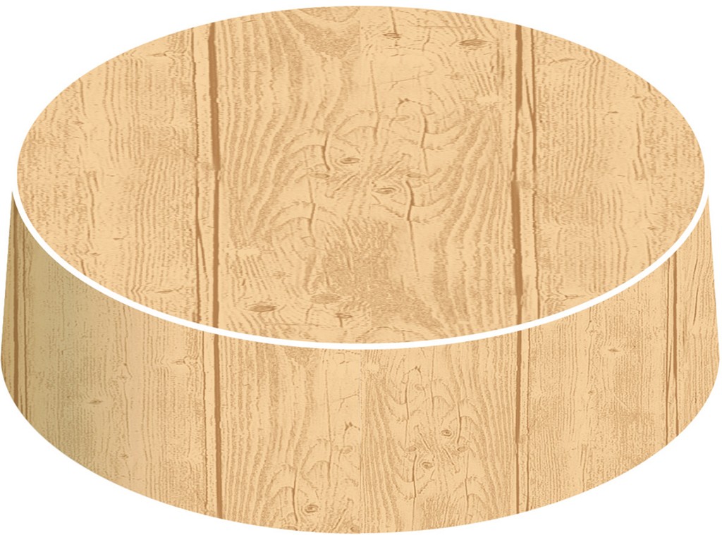 Karton Caps Holz  braun 62mm