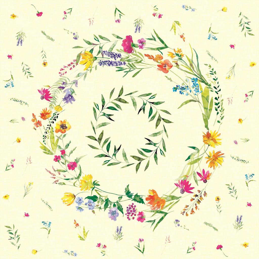 Linclass-Premium Tischdecke  Molly 80 x 80 cm 1/8-Falz