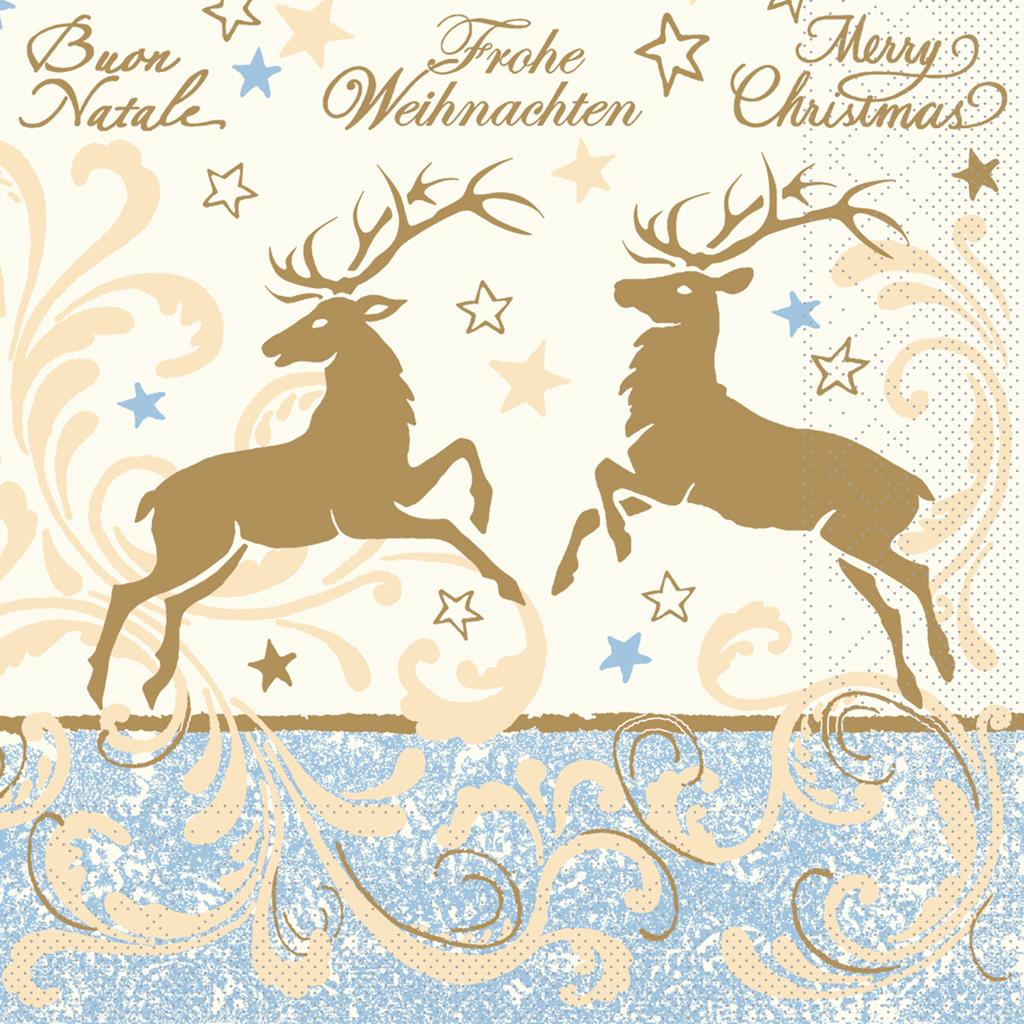 Tissue 3-lg Serviette  Liroy 33 x 33 cm 1/4 Falz