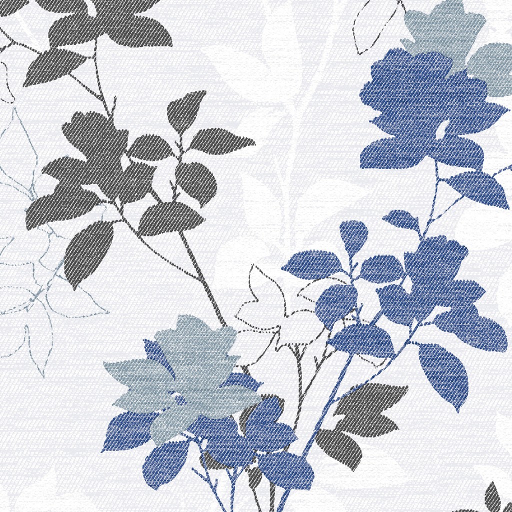 Linclass Serviette Chrissy blaugrau 40 x 40 cm 1/4 Falz