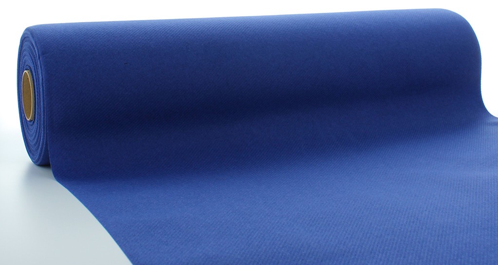 Linclass Tischläufer Basic royalblau 40 cm x 24 m