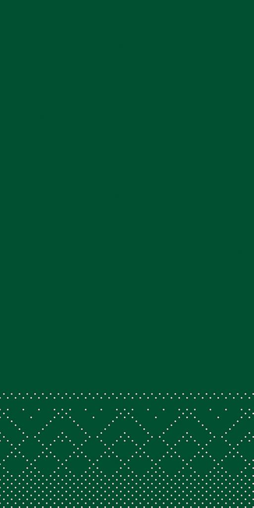 Tissue 3-lg Serviette Basic grün 40 x 40 cm 1/8 Falz