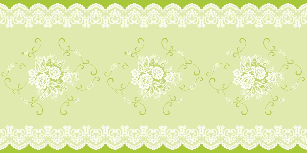 Linclass Tischläufer Franziska grün 40 cm x 24 m