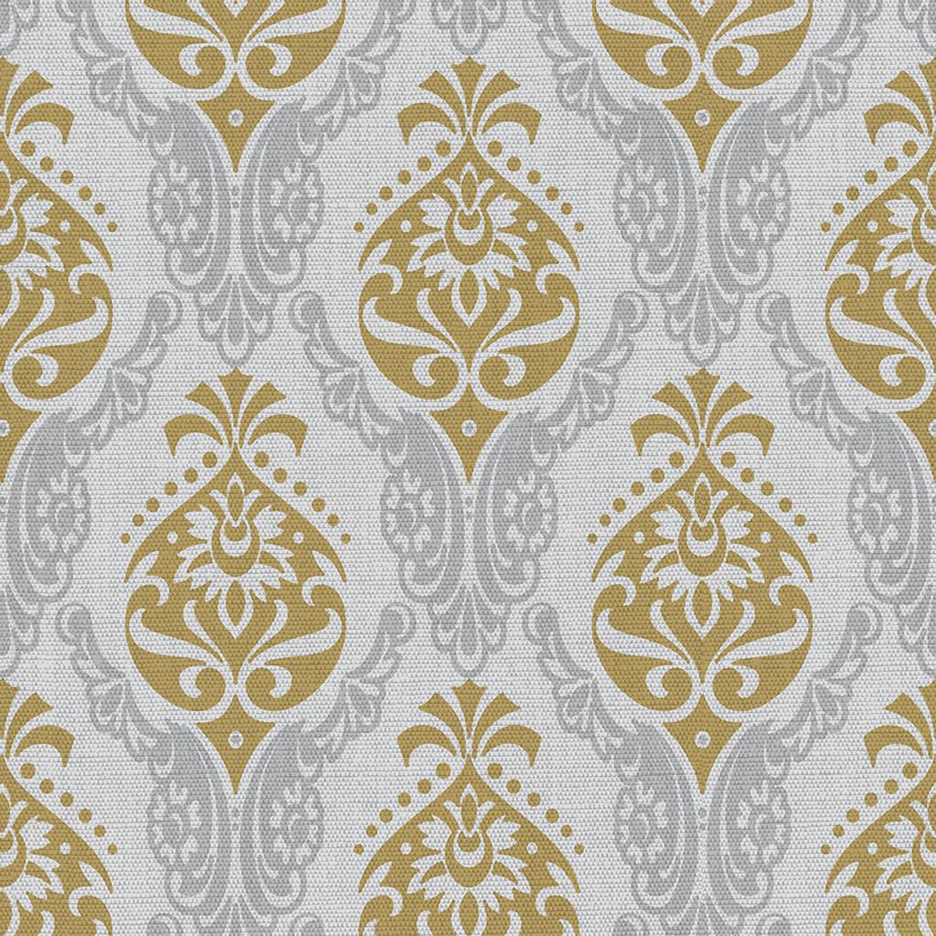 Linclass Serviette Doris gold-silber 40 x 40 cm 1/4 Falz